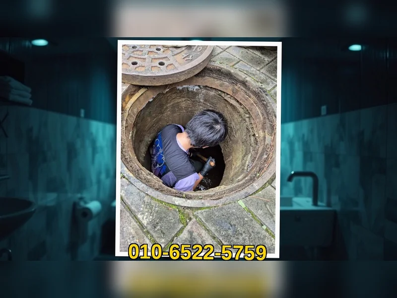 성남 중앙동 주말 배관막힘 수리  현장 실측 3